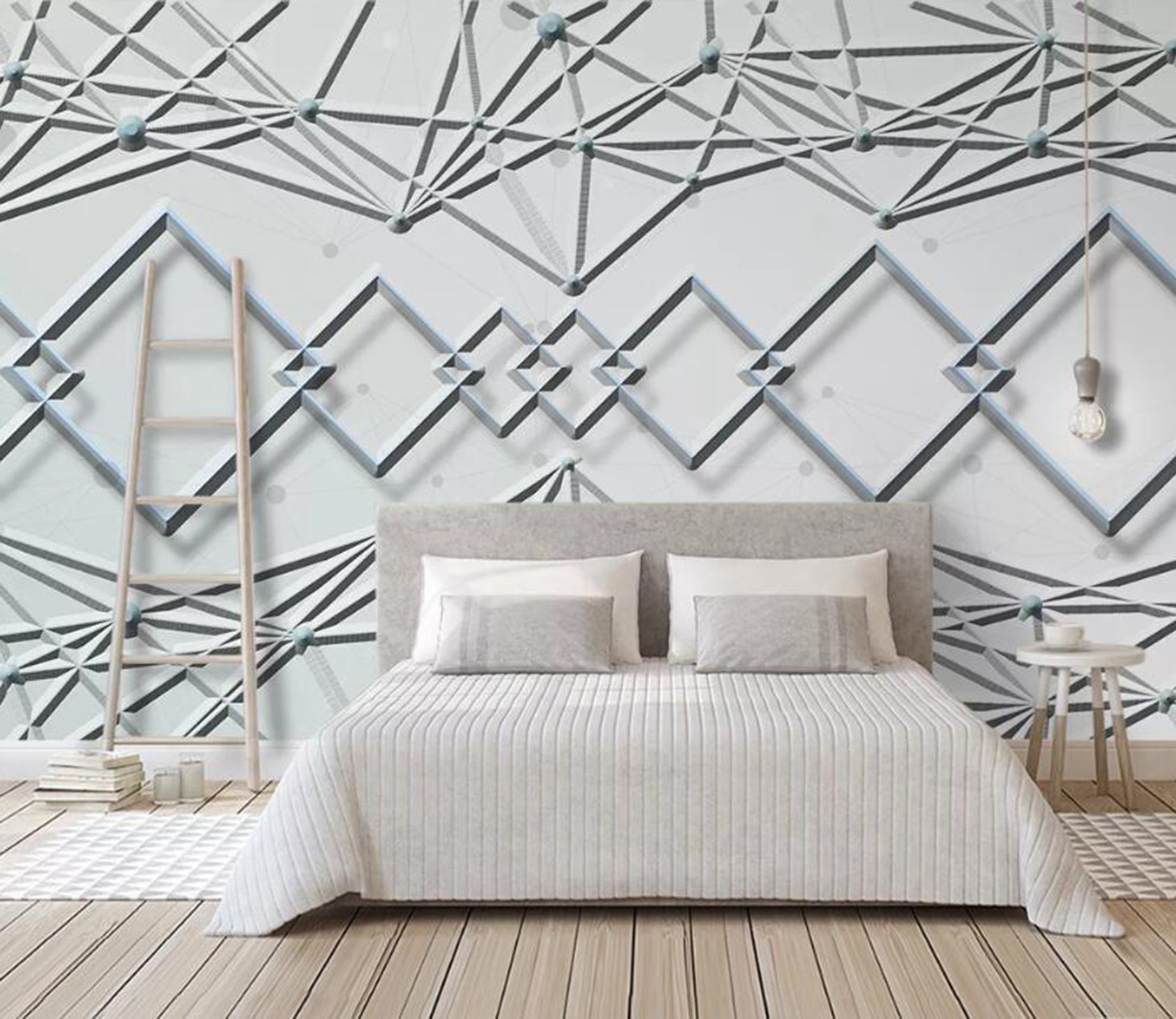 3D Geometric Patterns WC97 Wall Murals Wallpaper AJ Wallpaper 2 