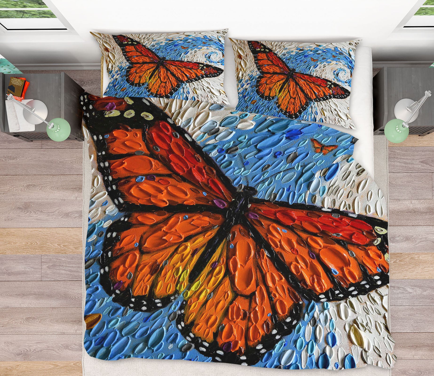 3D Flower Butterfly 2123 Dena Tollefson bedding Bed Pillowcases Quilt