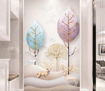 3D Color Forest WC16 Wall Murals Wallpaper AJ Wallpaper 