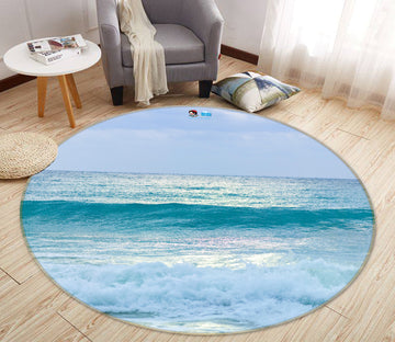 3D Sea Level 7539 Assaf Frank Rug Round Non Slip Rug Mat