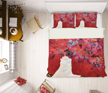 3D Red Bouquet 1219 Misako Chida Bedding Bed Pillowcases Quilt Cover Duvet Cover