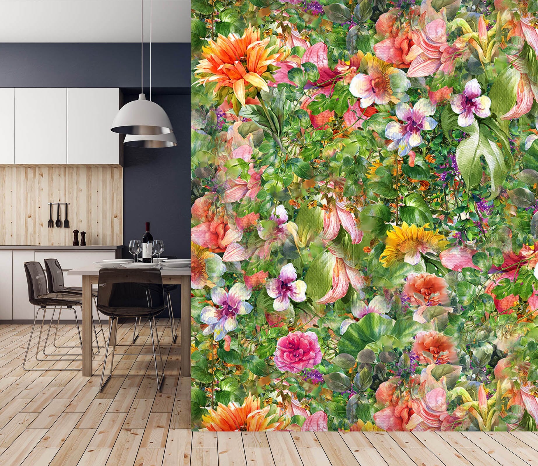 3D Bright Plants Flower 25 Wall Murals Wallpaper AJ Wallpaper 2 