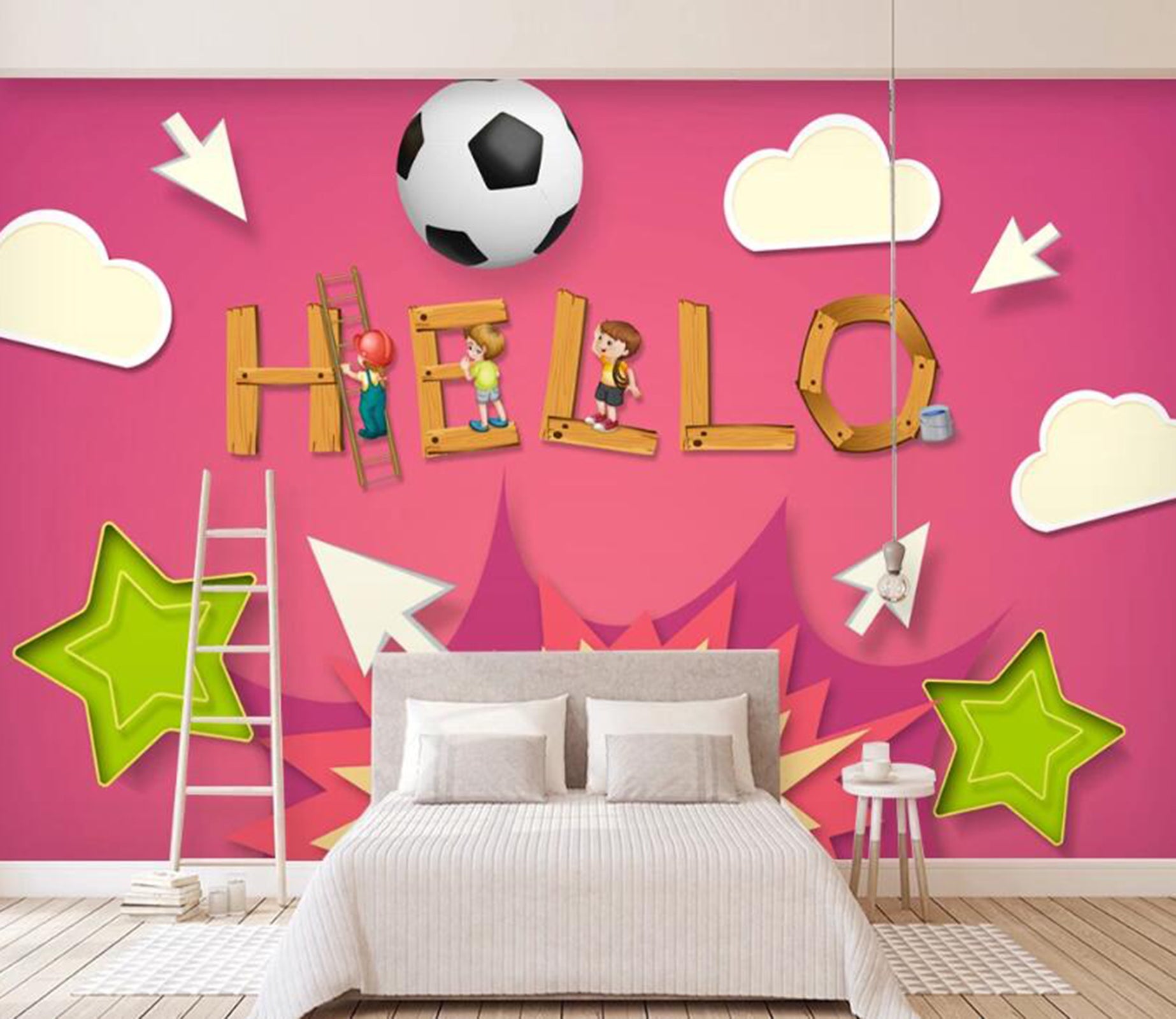 3D Football WC35 Wall Murals Wallpaper AJ Wallpaper 2 