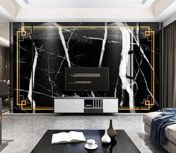 3D Black Texture 761 Wall Murals