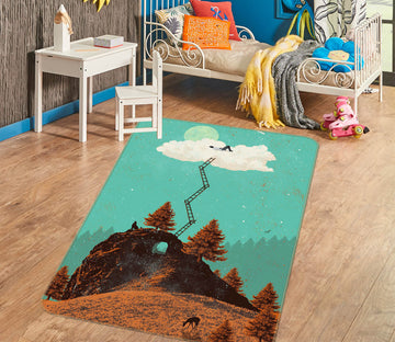 3D Ladder 1001 Showdeer Rug Non Slip Rug Mat