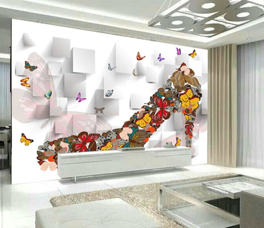 3D High Heels WG143 Wall Murals