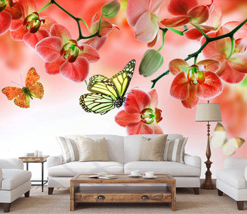 3D Butterfly Flying 399 Wall Murals