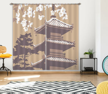 3D Japan 045 Steve Read Curtain Curtains Drapes