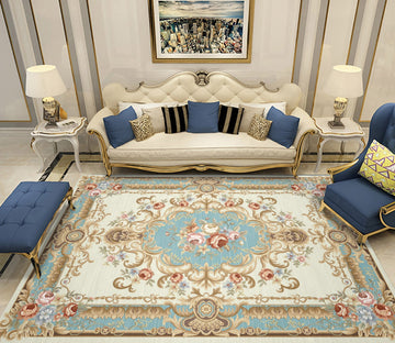 3D Colored Flowers WG324 Non Slip Rug Mat Mat AJ Creativity Home 