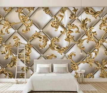 3D Golden Pattern 028 Wall Murals Wallpaper AJ Wallpaper 2 