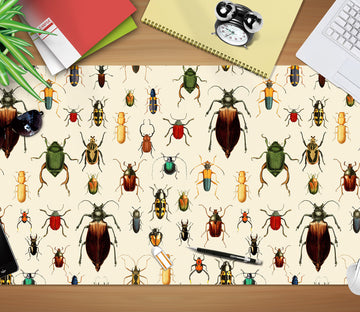 3D Colorful Insects 120185 Uta Naumann Desk Mat