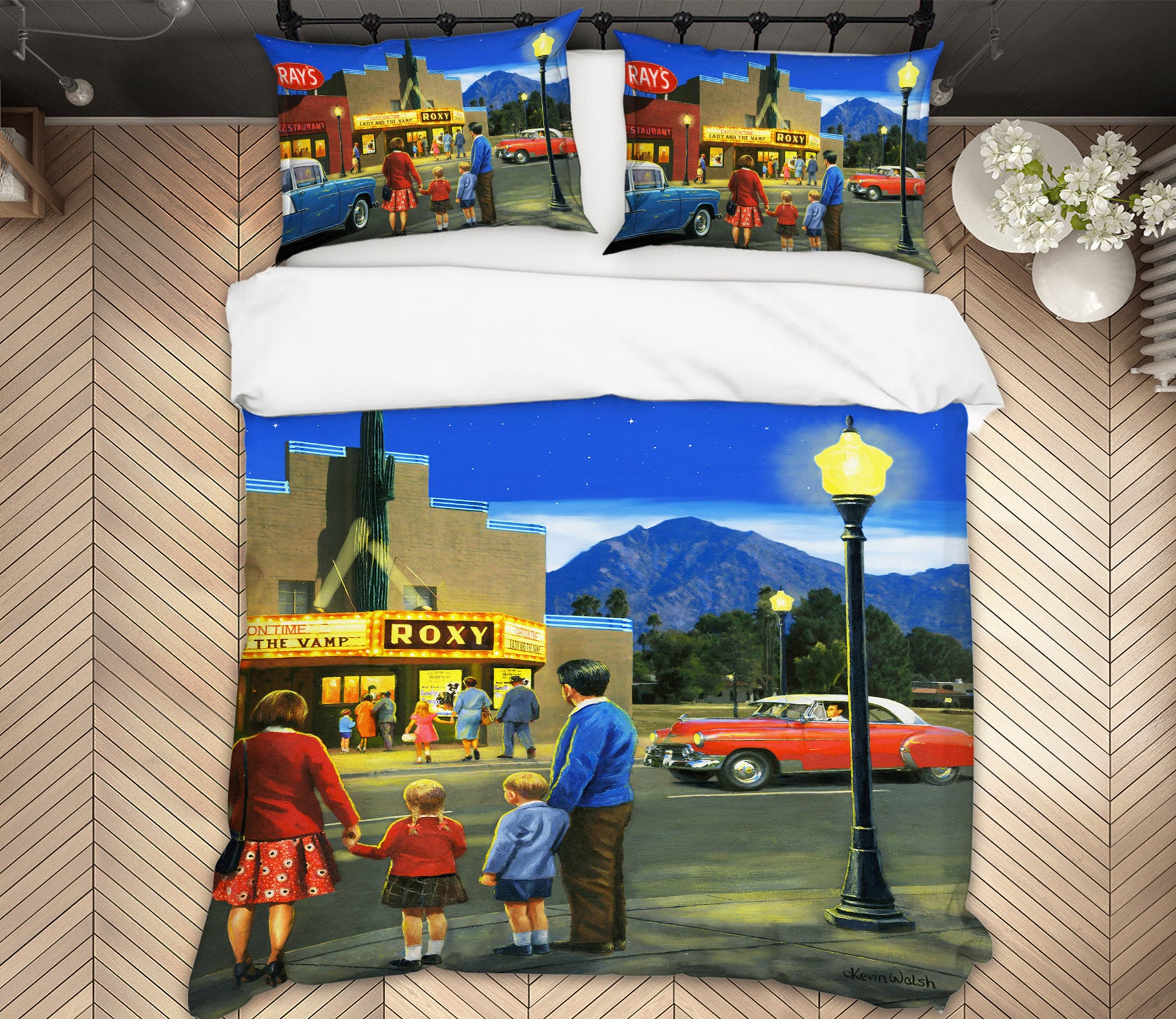 3D Street Light Car 12539 Kevin Walsh Bedding Bed Pillowcases Quilt