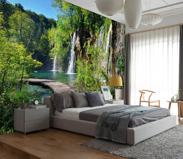 3D Valley The Jungle Water 57161 Wall Murals