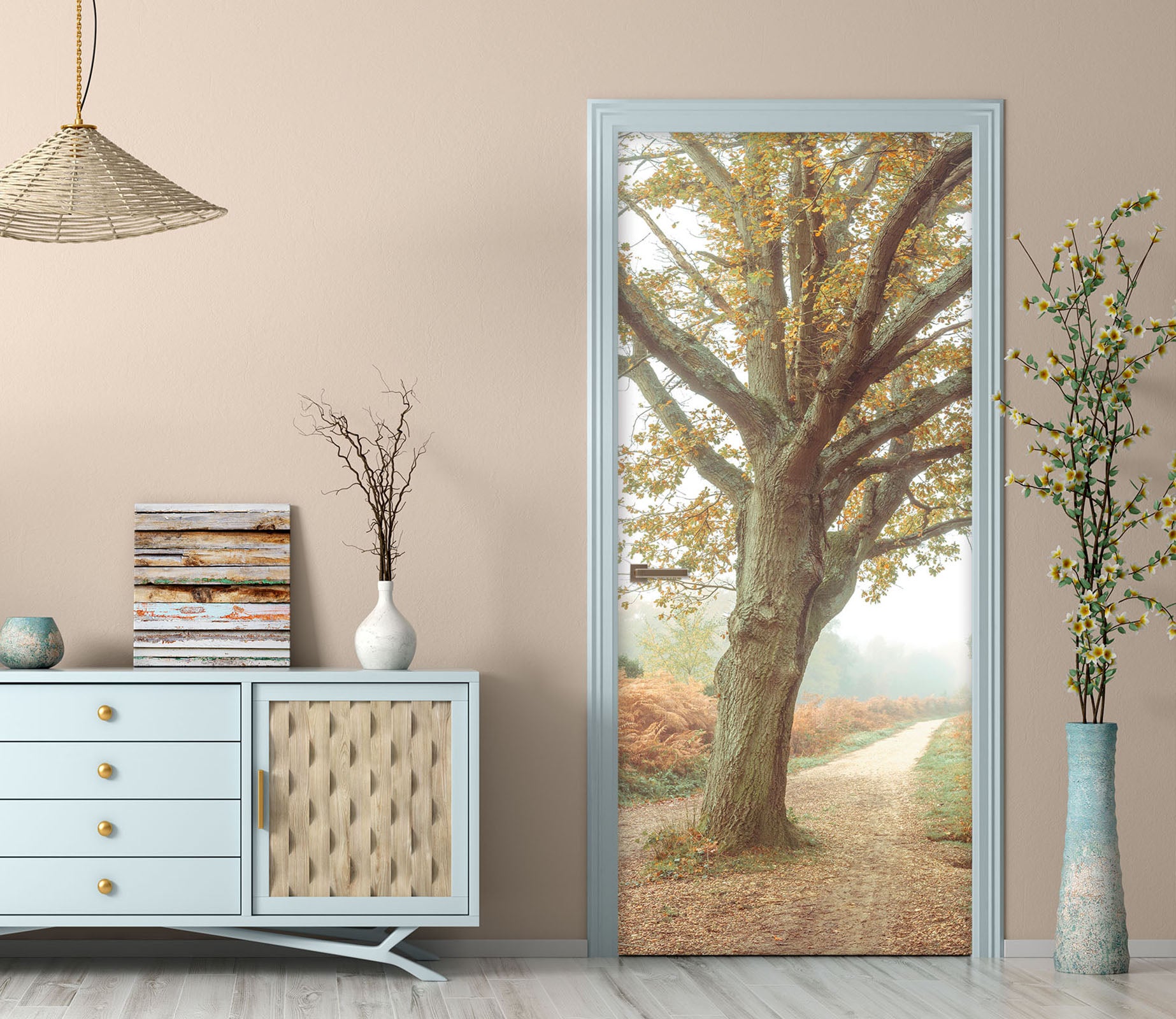 3D Big Tree 5085 Assaf Frank Door Mural