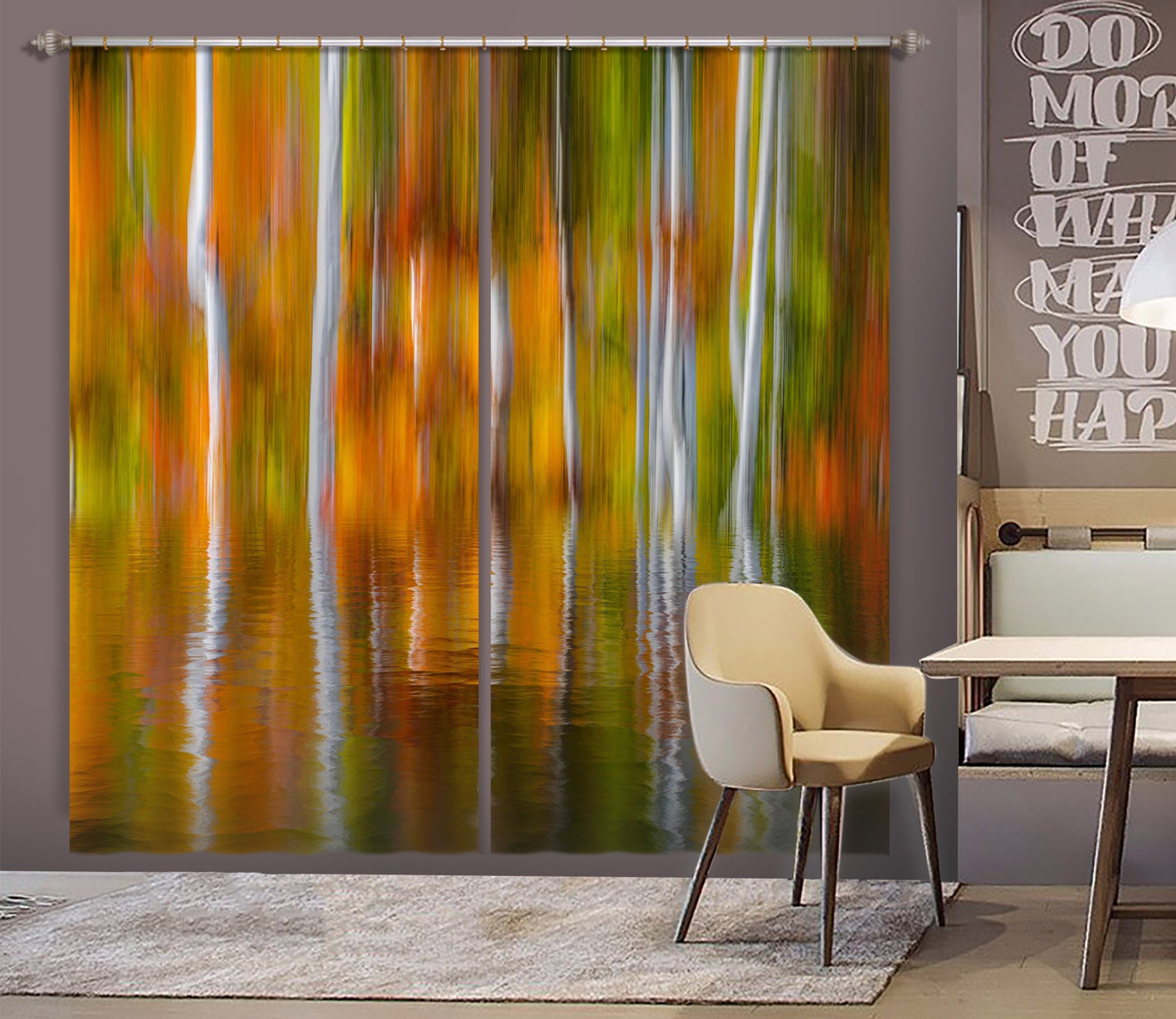 3D Color Forest 145 Marco Carmassi Curtain Curtains Drapes