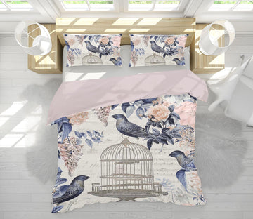 3D Bird Cage 2105 Andrea haase Bedding Bed Pillowcases Quilt Quiet Covers AJ Creativity Home 