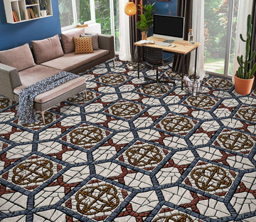 3D Classical Pattern Design 958 Floor Mural  Wallpaper Murals Rug & Mat Print Epoxy waterproof bath floor