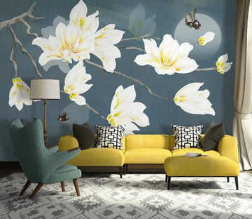 3D Branch Flower 506 Wall Murals Wallpaper AJ Wallpaper 2 