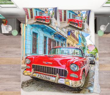 3D Red Truck 2020 Assaf Frank Bedding Bed Pillowcases Quilt