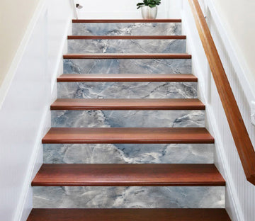 3D Blue Stone Pattern 321 Marble Tile Texture Stair Risers Wallpaper AJ Wallpaper 
