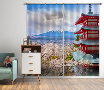 3D Flower Castle 067 Marco Carmassi Curtain Curtains Drapes