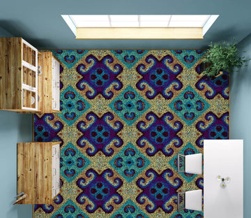 3D Mysterious Rhombuses 821 Floor Mural