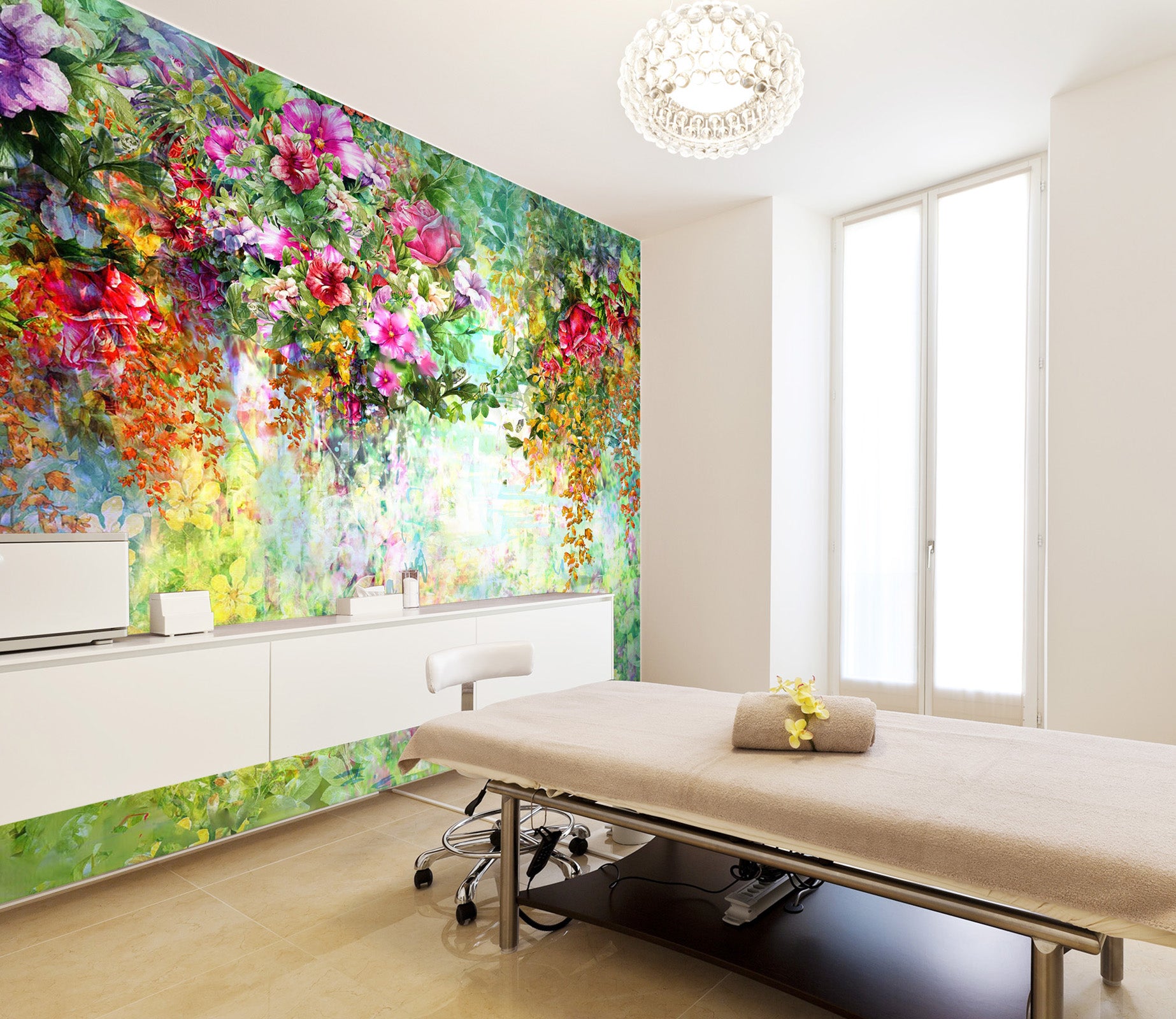 3D Colorful Garden 382 Wall Murals