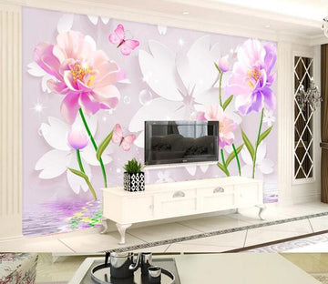 3D Colored Petals 053 Wall Murals Wallpaper AJ Wallpaper 2 