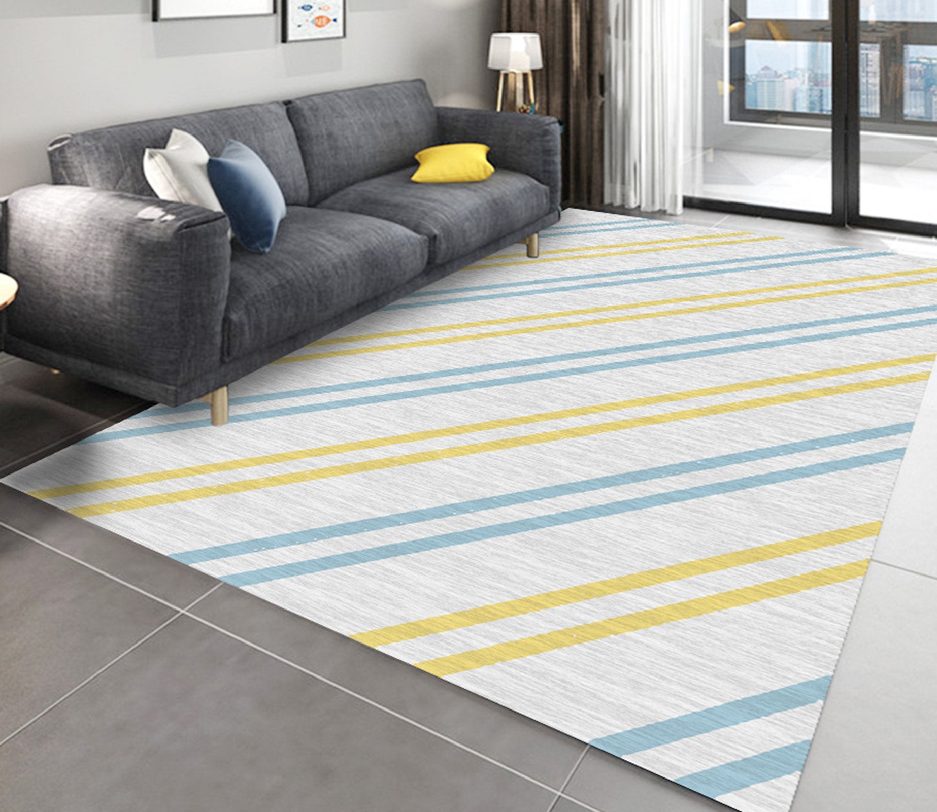 3D Color Pattern WG272 Non Slip Rug Mat Mat AJ Creativity Home 