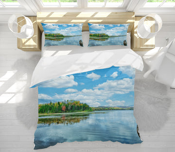 3D Lake 62186 Kathy Barefield Bedding Bed Pillowcases Quilt