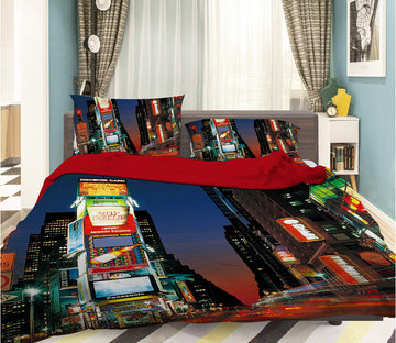3D Mall Traffic 050 Bed Pillowcases Quilt