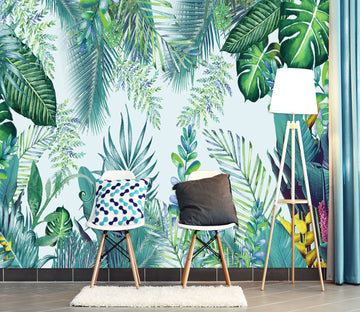 3D Leaf Pattern 1559 Wall Murals