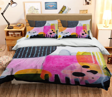 3D Yellow Ball Watercolor 1106 Misako Chida Bedding Bed Pillowcases Quilt