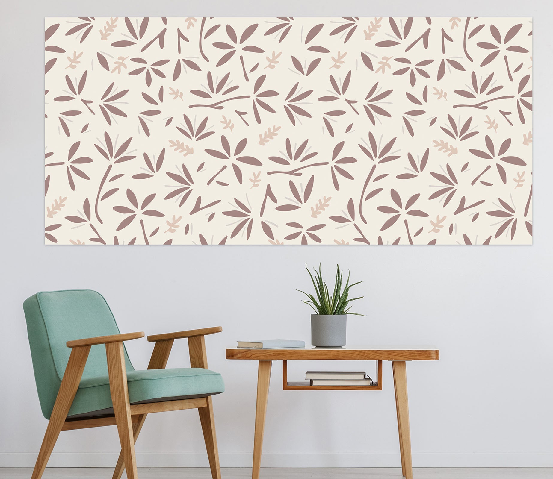 3D Flower Pattern 005 Jillian Helvey Wall Sticker