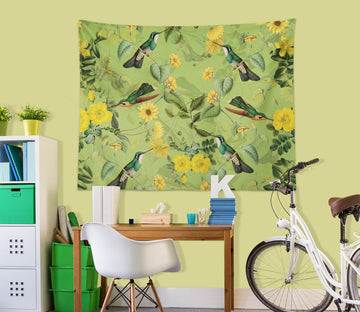 3D Yellow Flower 5326 Uta Naumann Tapestry Hanging Cloth Hang