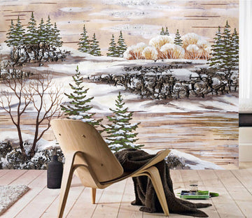 3D Snow Scene 1440 Wall Murals