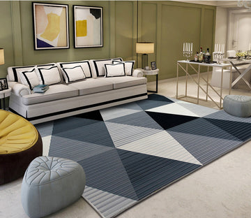 3D Colored Geometric Pattern WG551 Non Slip Rug Mat Mat AJ Creativity Home 