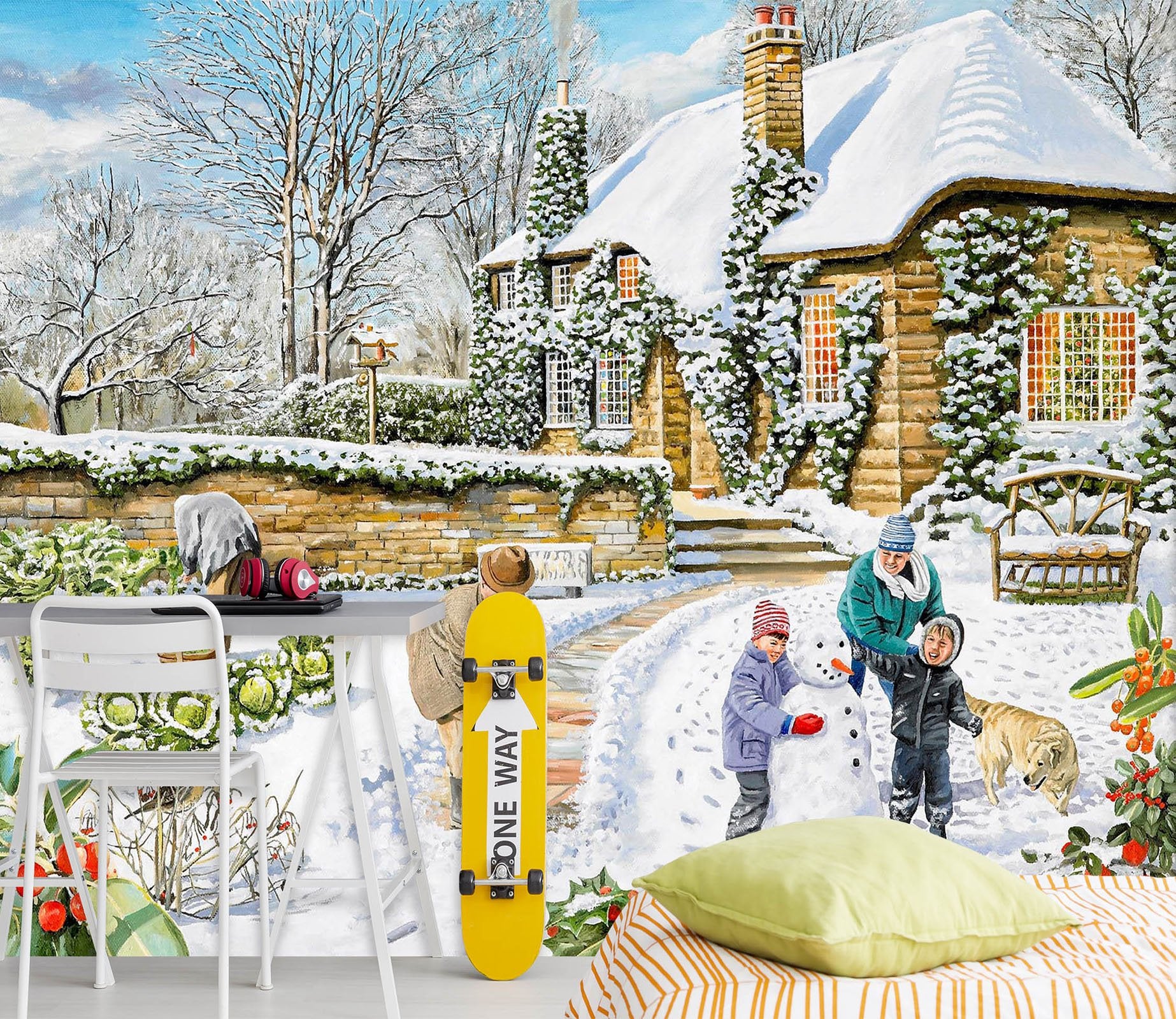 3D A Winter Garden 1003 Trevor Mitchell Wall Mural Wall Murals Wallpaper AJ Wallpaper 2 