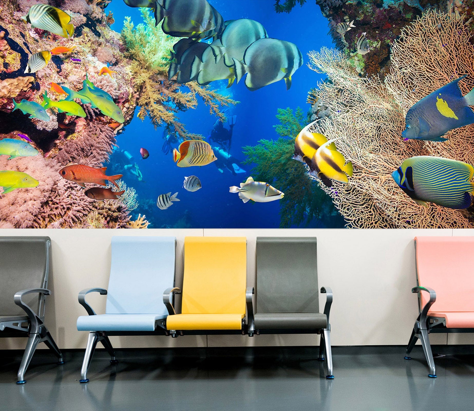 3D Submarine Coral 041 Wall Murals Wallpaper AJ Wallpaper 2 