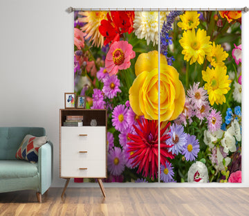 3D Beautiful Garden 6513 Assaf Frank Curtain Curtains Drapes