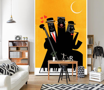3D Shadow Man 1422 Boris Draschoff Wall Mural Wall Murals