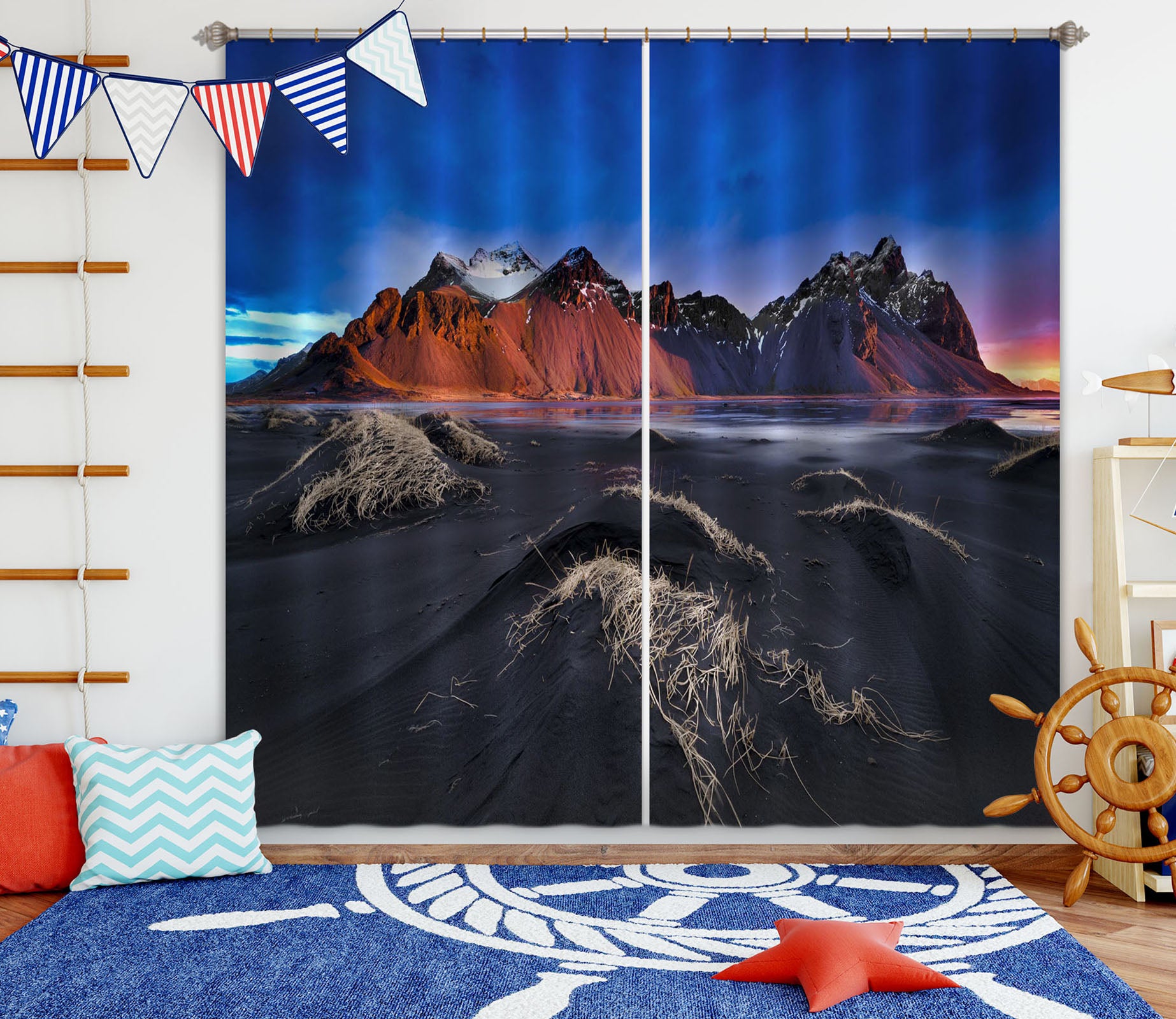 3D Sea Stones 175 Marco Carmassi Curtain Curtains Drapes