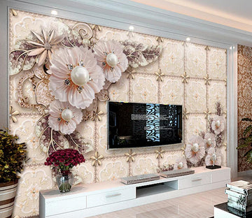 3D Pearl Embellishment WC325 Wall Murals