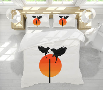 3D Sunset Magpie 231 Boris Draschoff Bedding Bed Pillowcases Quilt