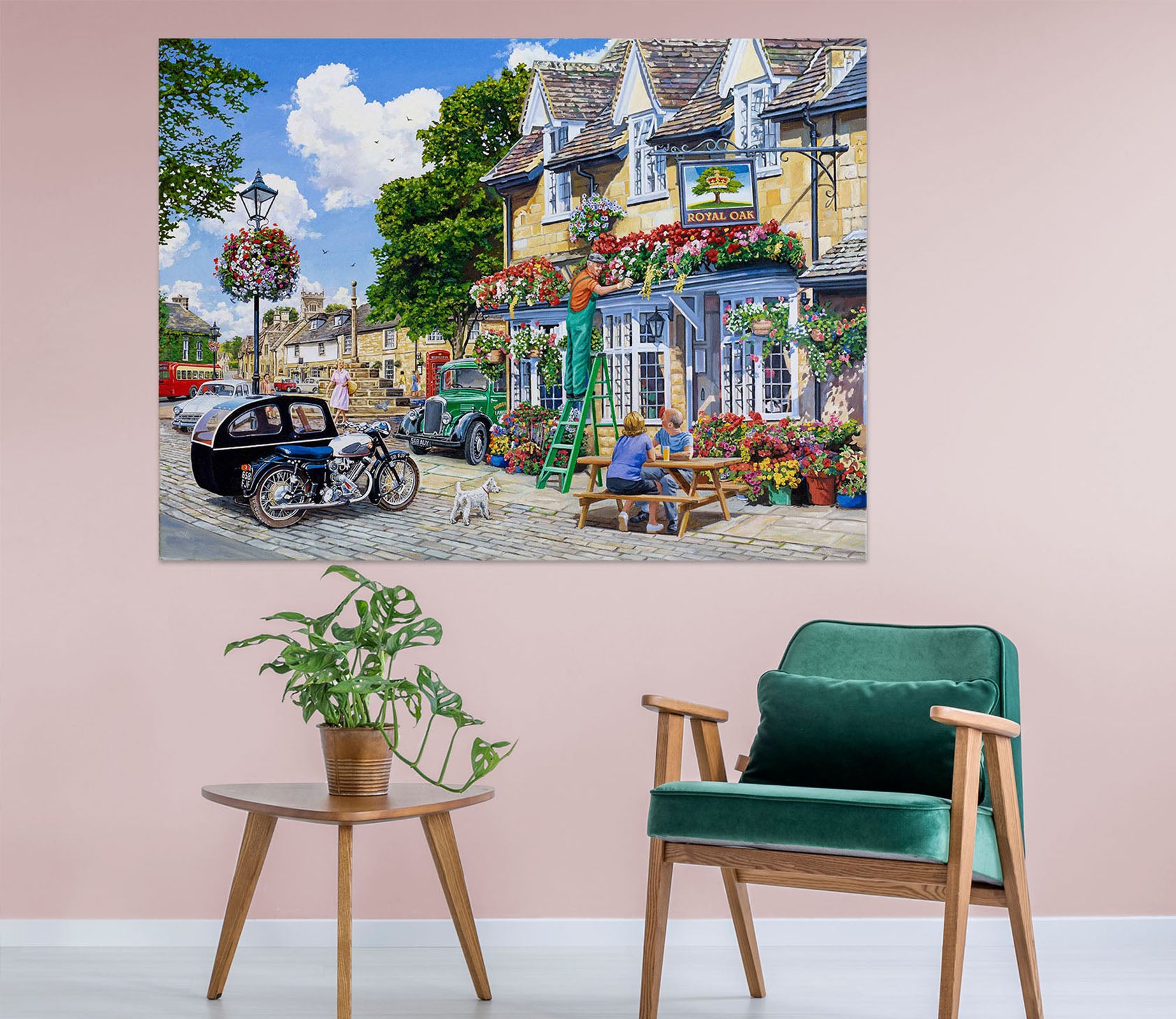 3D The Royal Oak 077 Trevor Mitchell Wall Sticker