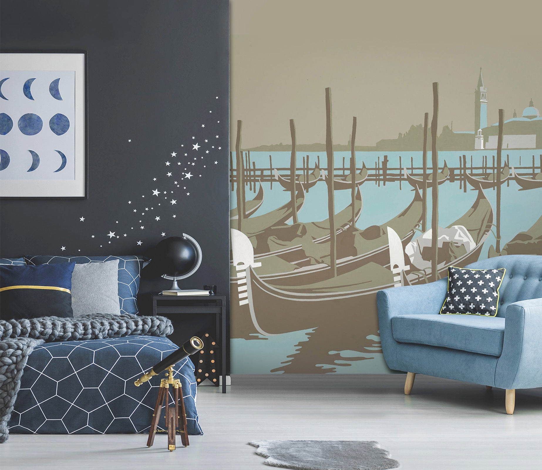 3D Venice 1075 Steve Read Wall Mural Wall Murals