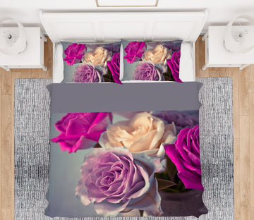 3D Blooming Rose 1010 Assaf Frank Bedding Bed Pillowcases Quilt