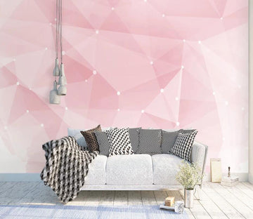 3D Light Pink Connection 1024 Wall Murals