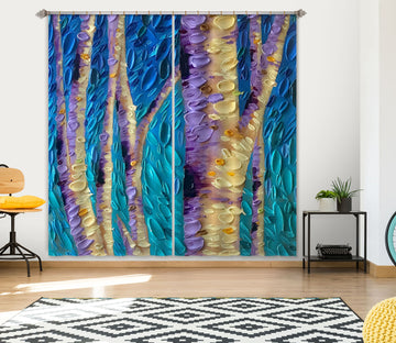 3D Garden Mystery Panel  043 Dena Tollefson Curtain Curtains Drapes