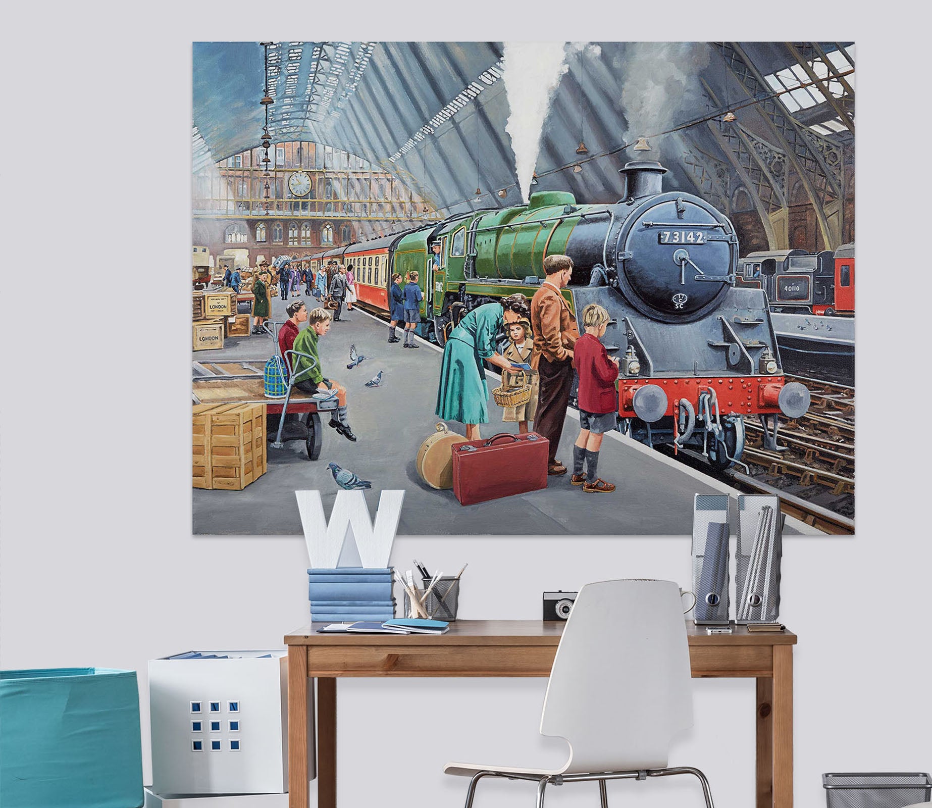 3D By Train 063 Trevor Mitchell Wall Sticker